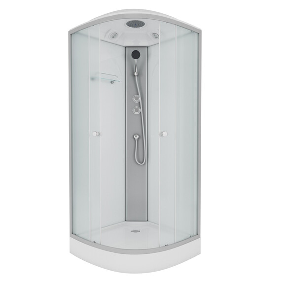 Душевая кабина Niagara Eco 100x100 см E100/13/MT, хром/матовое (безсиликоновая сборка) фото 2