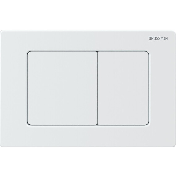 Кнопка смыва Grossman Classic 700.K45.04.01M.01M, белый матовый фото 