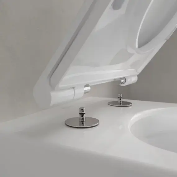 Унитаз подвесной безободковый Villeroy&Boch Universo 4670T901 с крышкой микролифт фото 8
