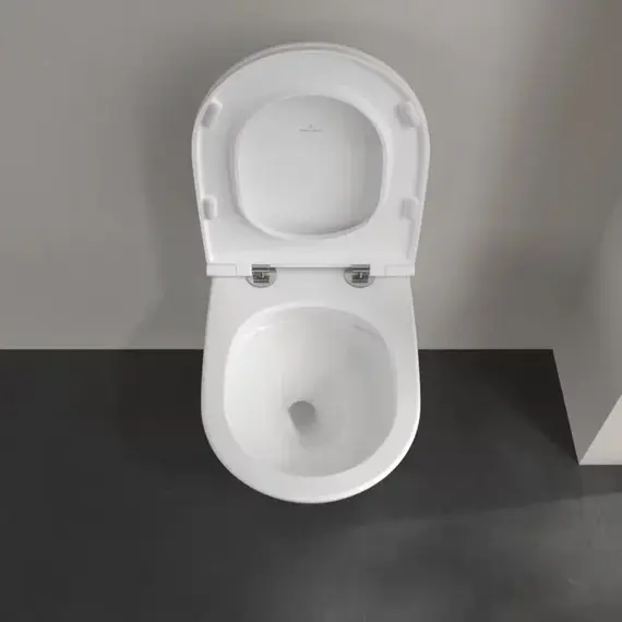 Унитаз подвесной безободковый Villeroy&Boch Universo 4670T901 с крышкой микролифт фото 9