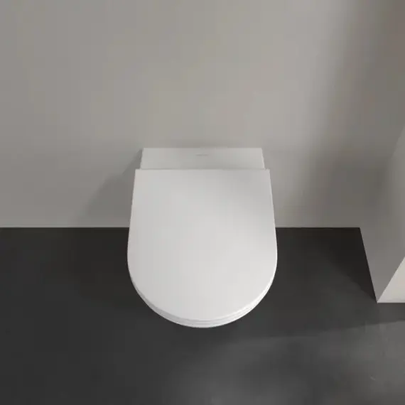 Унитаз подвесной безободковый Villeroy&Boch Universo 4670T901 с крышкой микролифт фото 4