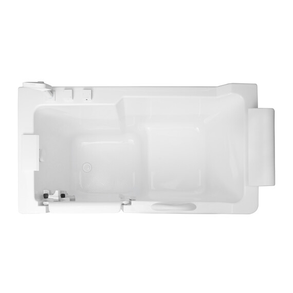 Ванна акриловая сидячая Abber 130x70 см AB9000 C R фото 3