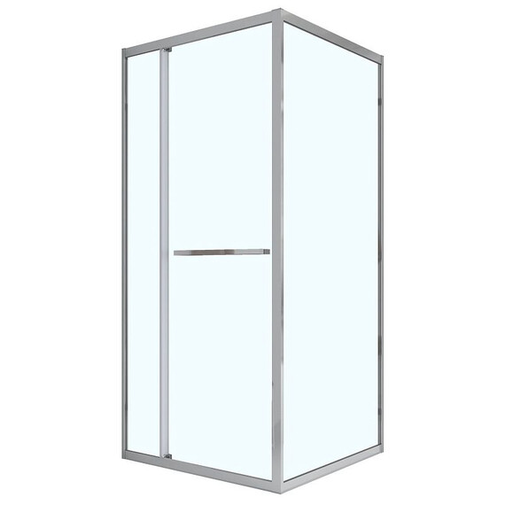Душевое ограждение Loranto Sunway 100x100 см CS-512C-100, хром/прозрачное фото 