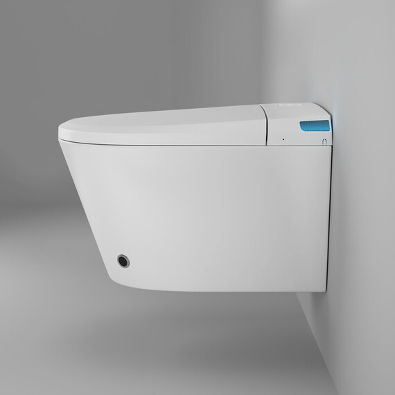 Унитаз-биде подвесной безободковый импульсный Grossman Smart GR-5702 с крышкой микролифт фото 16