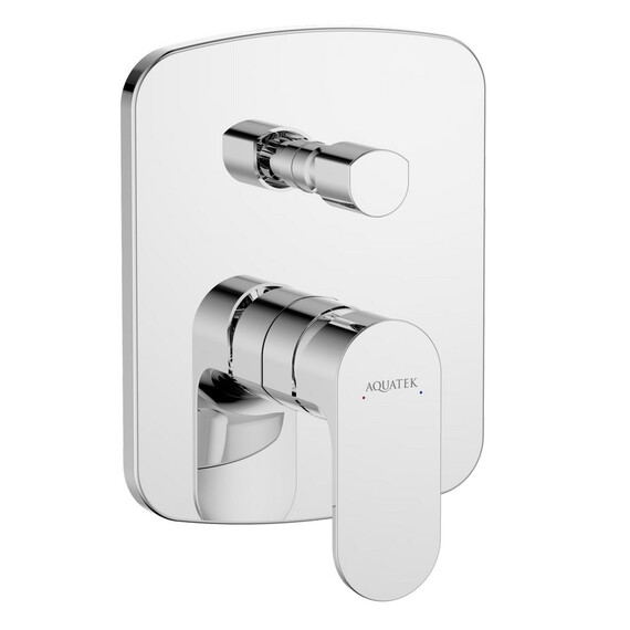 Смеситель для ванны Aquatek Альфа AQ1946CR (со скрытой частью) фото 
