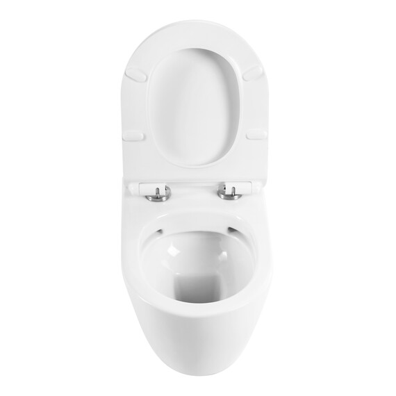 Унитаз подвесной безободковый BelBagno Marino BB105CHR фото 4
