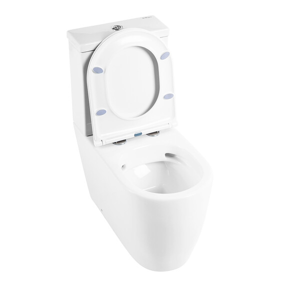 Унитаз-компакт безободковый BelBagno Marino BB105CPR фото 4