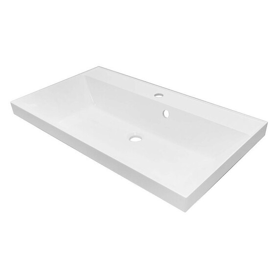 Тумба подвесная с раковиной Azario Беллони 80 см CS00098083 (раковина Астория 80) синяя фото 2