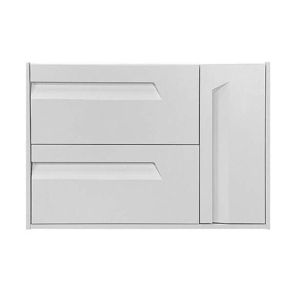 Тумба подвесная с раковиной Azario Элегия 90/2 90 см CS00106450 (раковина Монте Нео 90) белый матовый фото 3