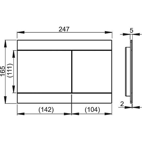 Кнопка смыва Alcaplast FUN-WHITE фото 2