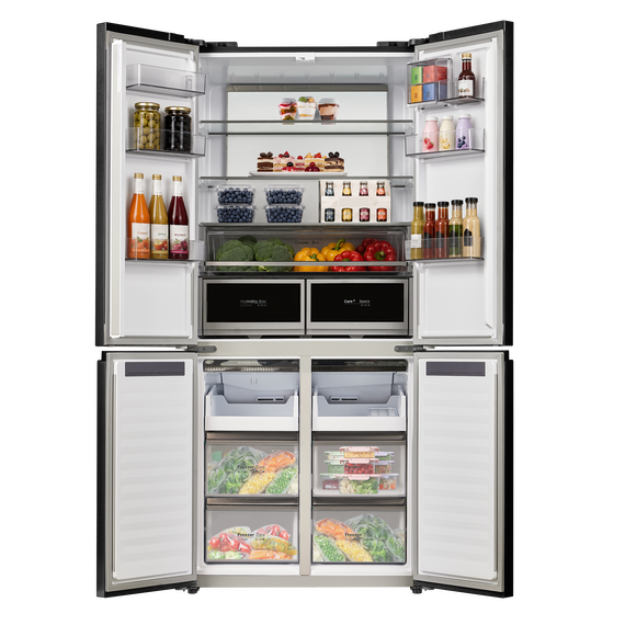 Двухкамерный холодильник Maunfeld MFF190NFDPW Matt Inverter фото 7