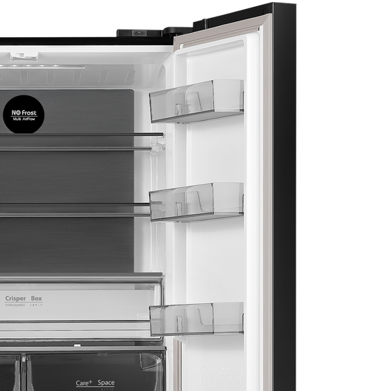 Двухкамерный холодильник Maunfeld MFF183NFWE Matt Inverter фото 3