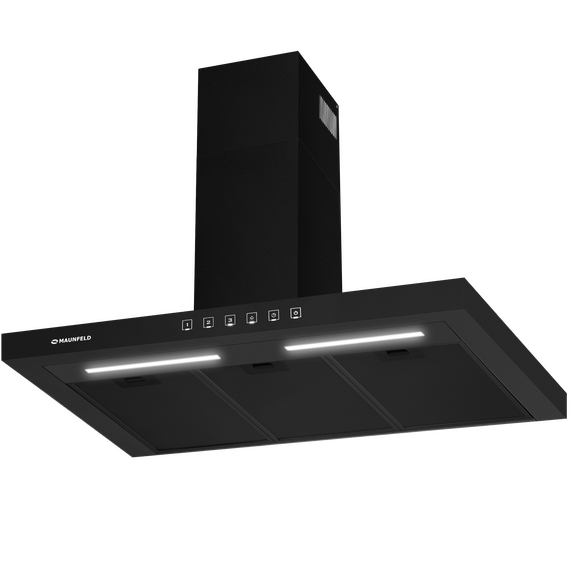 Вытяжка Maunfeld MODERN 90 TOUCH BLACK фото 2