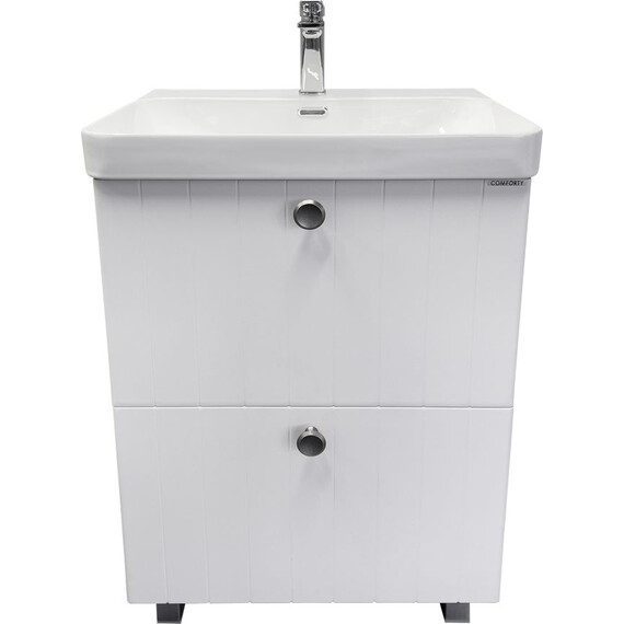 Тумба напольная с раковиной Comforty Истра 60H 60 см 00-00022488CF, ясень белёный фото 5