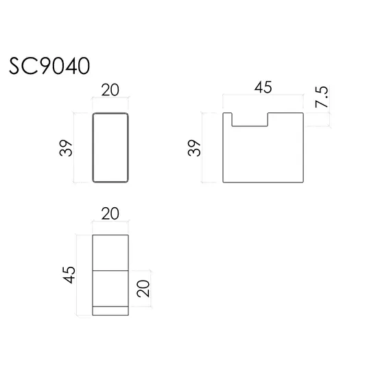 Крючок Sancos Апекс (Apex) SC9040BB, цвет брашированная бронза фото 6