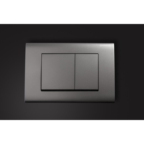 Кнопка смыва Charus Minimalista FP.310.GRP.01, графит фото 2