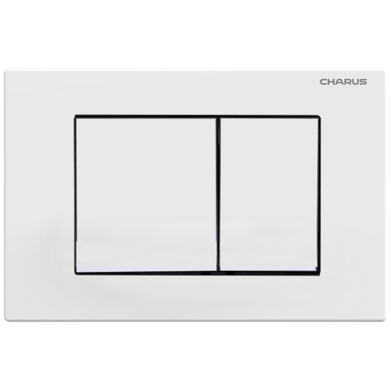 Кнопка смыва Charus Minimalista FP.310.12.01, белый матовый фото 