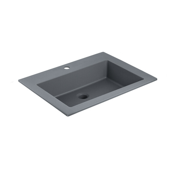 Тумба подвесная с раковиной Vincea Кьяра (Chiara) 60 см VMC-2C600CO (раковина VCB-13600G) дуб чарльстон фото 2