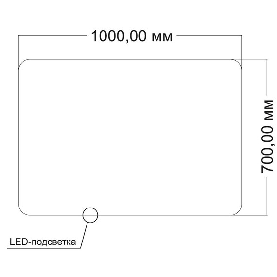 Зеркало Vincea 100 см VLM-3BE1007 фото 6