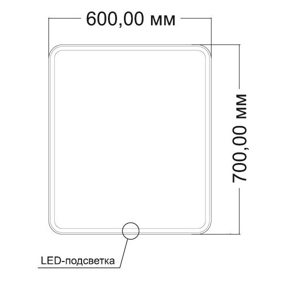 Зеркало Vincea 60 см VLM-3VC6007-2 фото 4