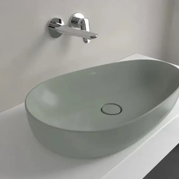 Раковина-чаша Villeroy&Boch Antao 65 см 4A7465R8 (CeramicPlus) утренняя зелень фото 3