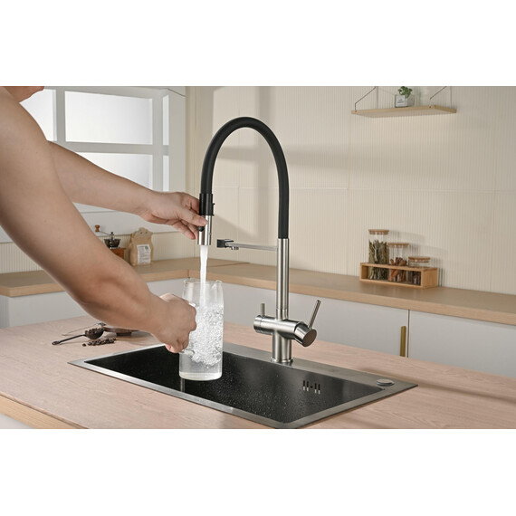 Смеситель для кухни Vincea VKF-120CH фото 6