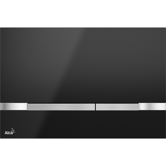 Кнопка смыва Alcaplast STRIPE BLACK фото 