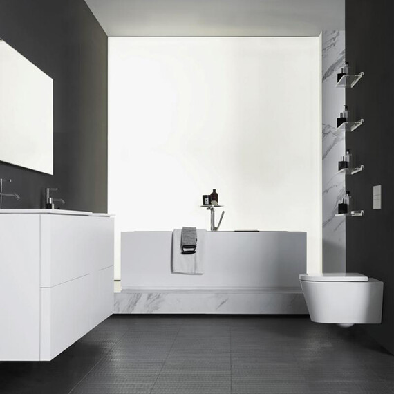 Сиденье с крышкой для унитаза Laufen Kartell 8.9133.3.000.000.1 микролифт фото 5