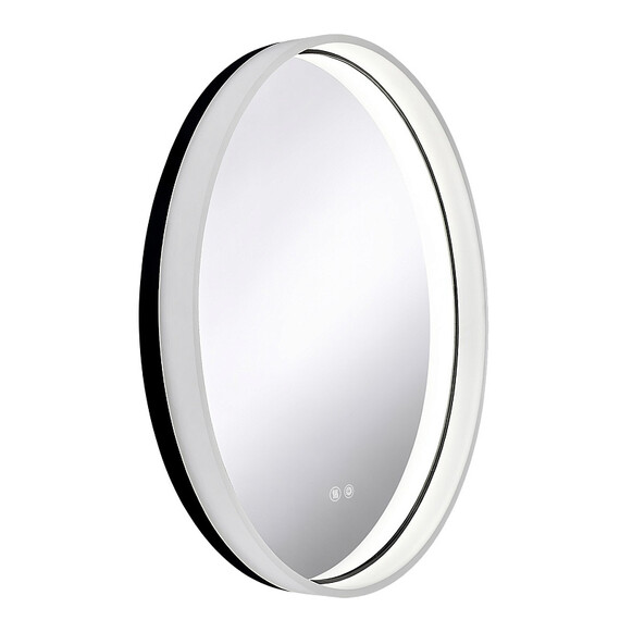 Зеркало Azario Ольга 70 см АZ-LED013425, чёрный матовый фото 3