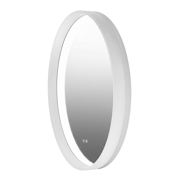 Зеркало Azario Ольга 70 см АZ-LED013525, белый матовый фото 4