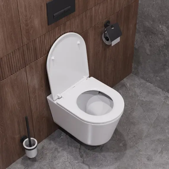 Инсталляция с подвесным унитазом комплект: Cezares CZR-1589-M с подвесным безободковым унитазом Liner-Tor CZR-38083-49-TH-TOR/SC сиденье микролифт (Система смыва торнадо) фото 12