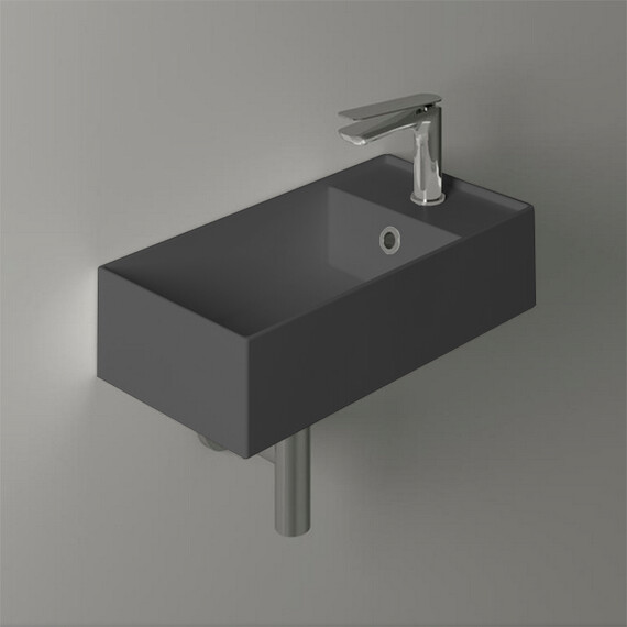 Раковина подвесная Simas Agile 50 см AG50 antracite matt*1 фото 