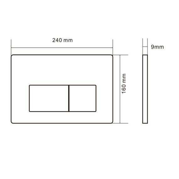 Кнопка смыва Cezares Slider 2 CZR-510QV-BORO (кнопка металлическая) цвет брашированное золото фото 3
