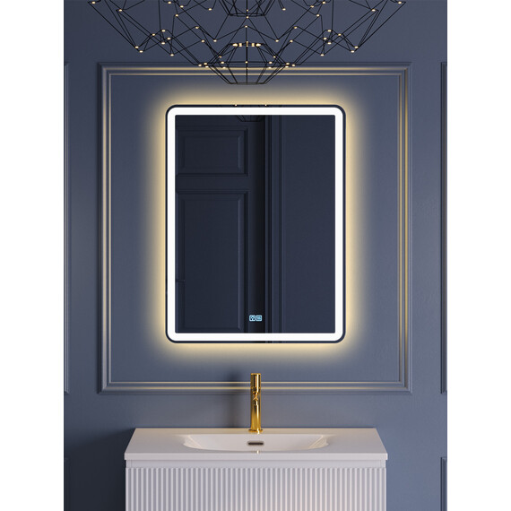 Зеркало BelBagno 60 см SPC-MAR-600-800-LED-3000K-TCH-WARM фото 3