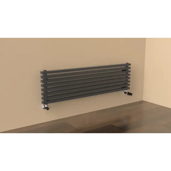 Вертикальный радиатор KZTO 1580x450 мм QUADRUM NEO 50 H 1500-10 (10 секций) фото 2