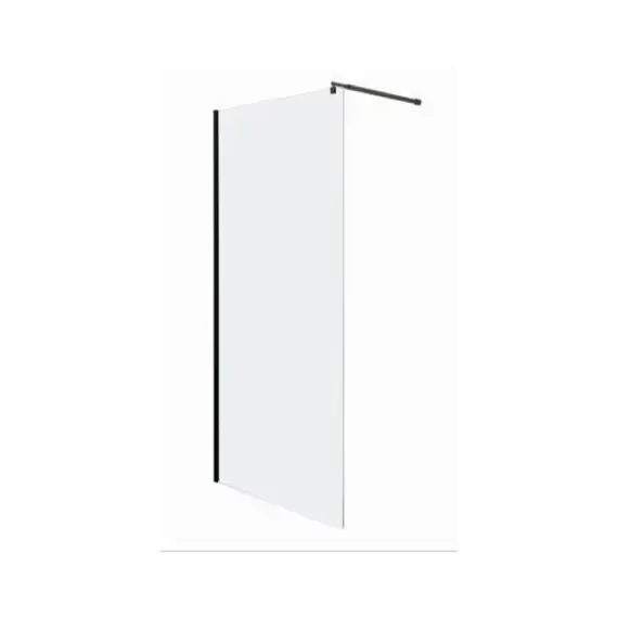 Душевая перегородка Loranto Sunway 100 см CS-W04GG-100 (стекло 8 мм) серый матовый/прозрачное фото 