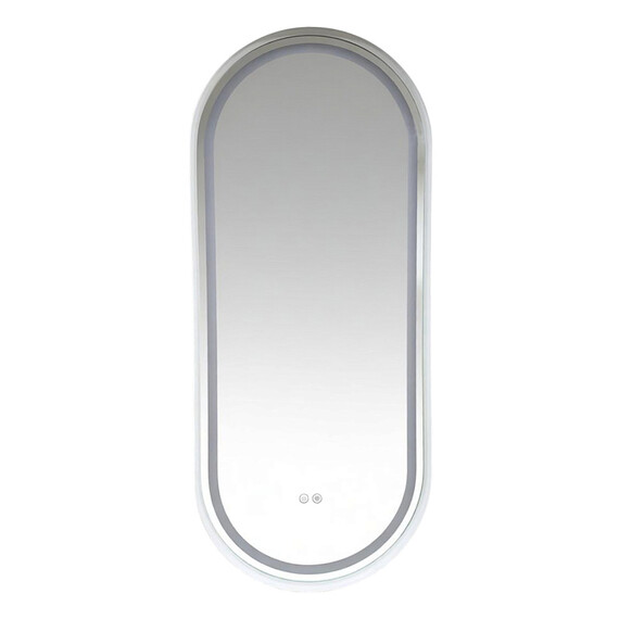 Зеркало Azario Блейк 50 см АZ-LED011725, белый матовый фото 2