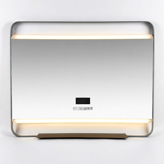 Зеркало Azario Дарья 100 см АZ-LED013725, серый матовый фото 2