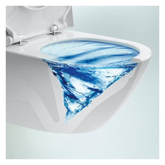Унитаз подвесной безободковый Villeroy&Boch Subway 3.0 4670T0RW CeramicPlus (система смыва Торнадо) белый матовый фото 6