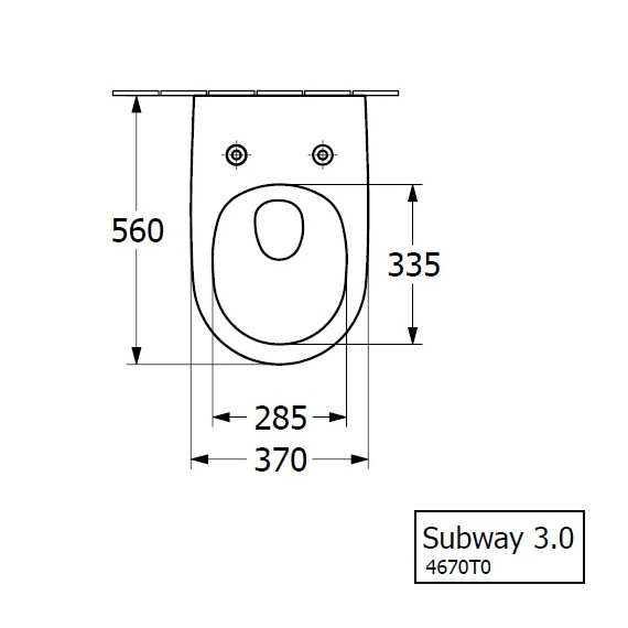 Унитаз подвесной безободковый Villeroy&Boch Subway 3.0 4670T0RW CeramicPlus (система смыва Торнадо) белый матовый фото 10