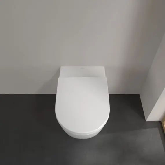 Унитаз приставной безободковый Villeroy & Boch Subway 3.0 4671T0R1 CeramicPlus (система смыва Торнадо) фото 9