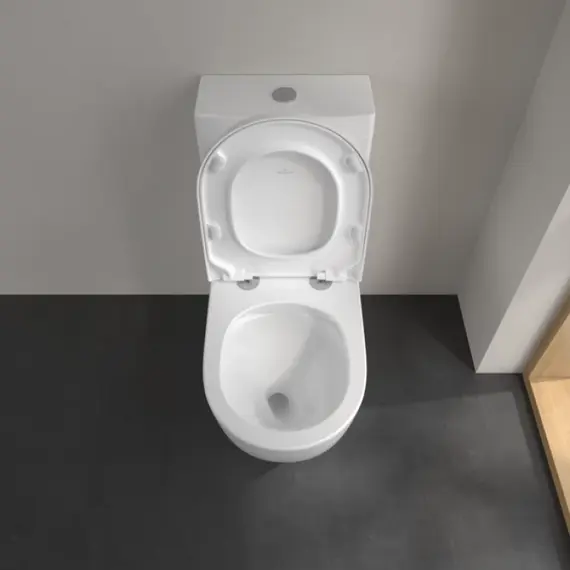 Унитаз-компакт безободковый Villeroy&Boch Subway 3.0 4672T001 (бачок 57061101) фото 9