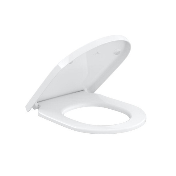 Сиденье с крышкой для унитаза Villeroy & Boch Subway 3.0 8M42S1RW микролифт, белый матовый фото 2