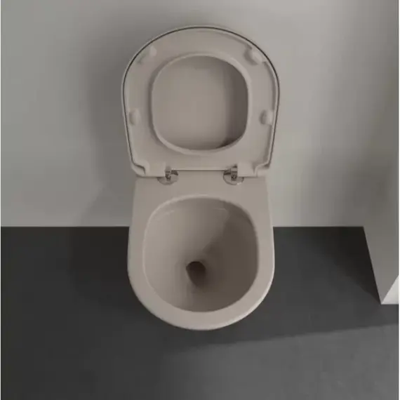 Сиденье с крышкой для унитаза Villeroy & Boch Antao 8M67S1AM микролифт, быстросъемное, цвет almond фото 5