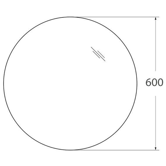 Зеркало AN Ринг 60 см фото 4
