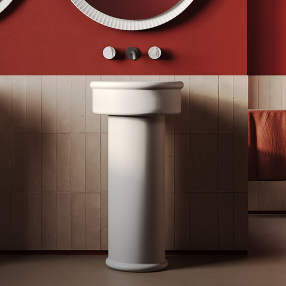 Раковина-чаша ArtCeram Brera 43 см BRL001 05 00, белый матовый фото 3