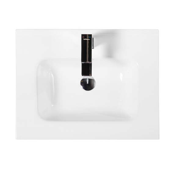 Тумба подвесная с раковиной Belbagno 60 см ETNA-600-2C-SO-CO (раковина BB600ETL) бежевый матовый фото 2