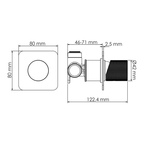 Смеситель для душа WasserKraft Schunter 8251, темное золото матовое фото 3