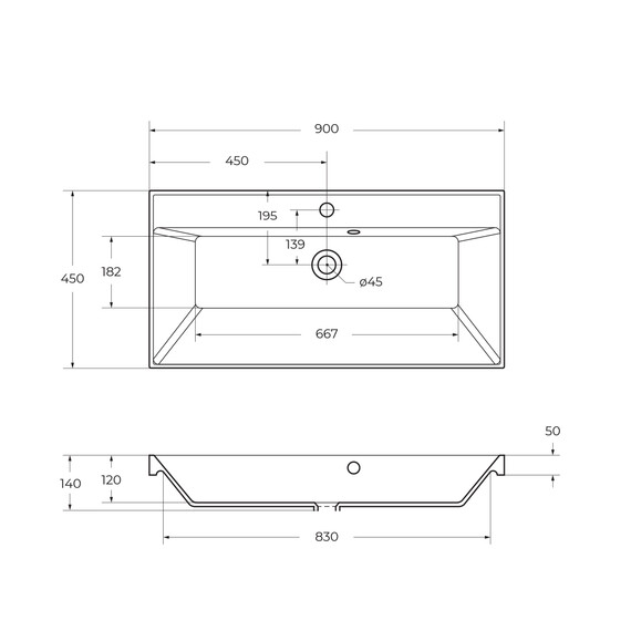 Тумба подвесная с раковиной BelBagno MARINO-H60-900-2C-SO-BL-P 90 см, Bianco Lucido (раковина BB900/450-LV-ART-AST-NERO) фото 10