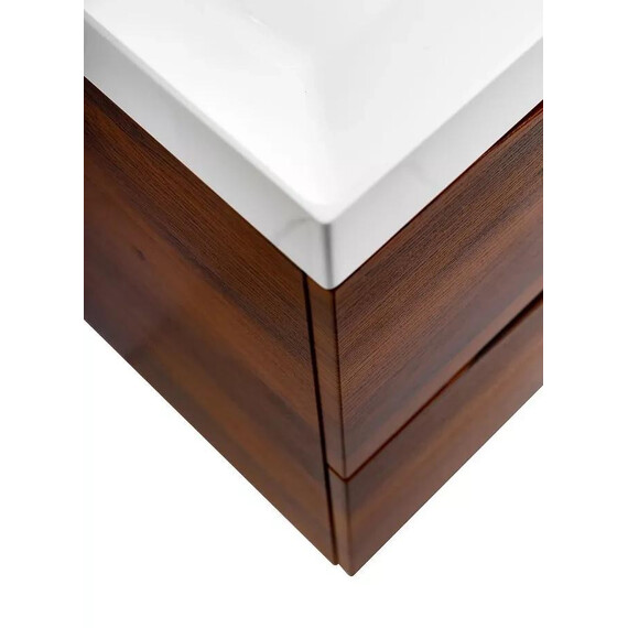 Тумба подвесная с раковиной BelBagno MARINO-800-2C-SO-RC-P 80 см (раковина BB800/450-LV-MR-PR) Rovere Ciliegio фото 3